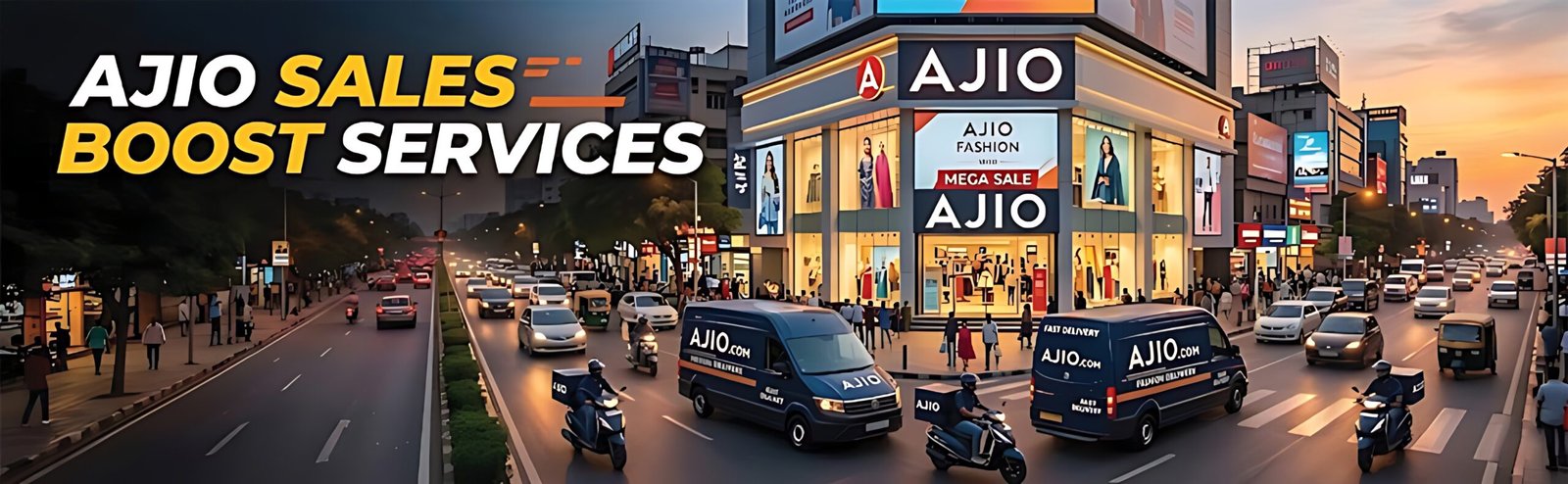 Ajio sales boost services