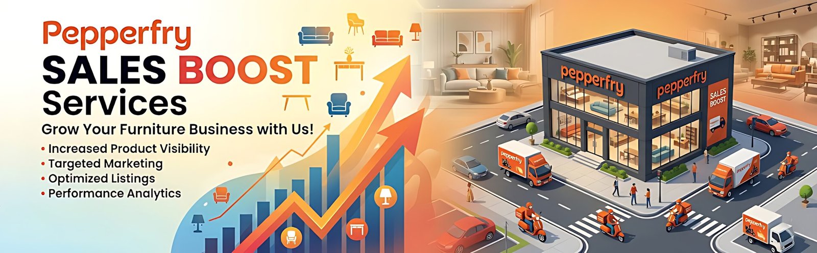 Pepperfry sales boost services