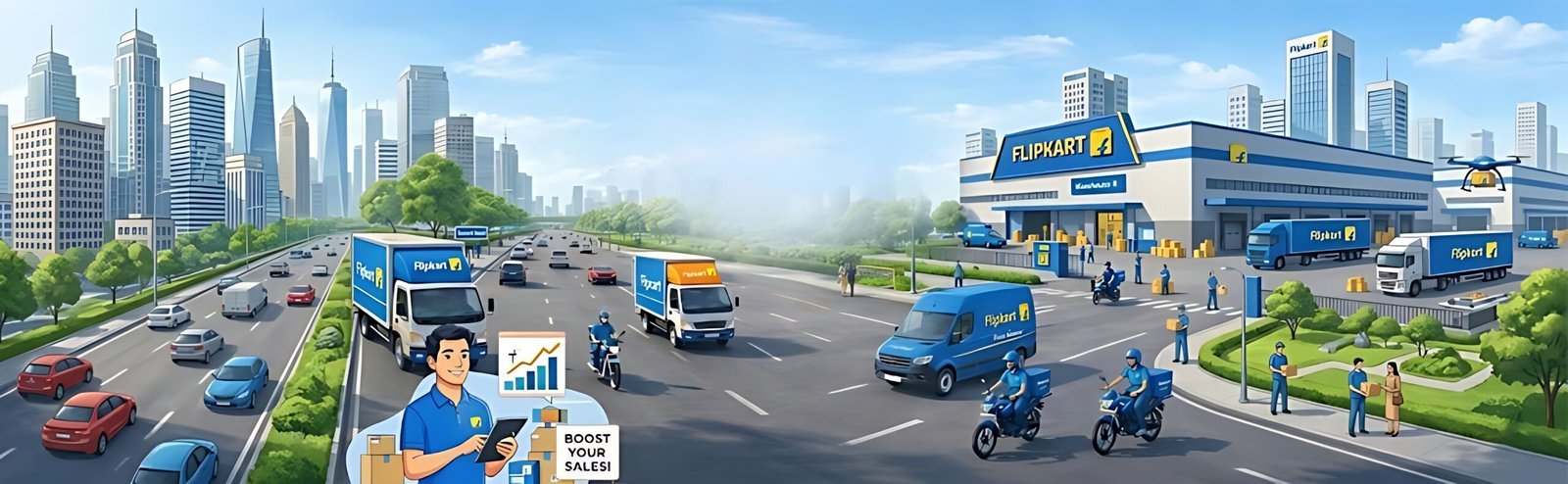 flipkart sales boost services